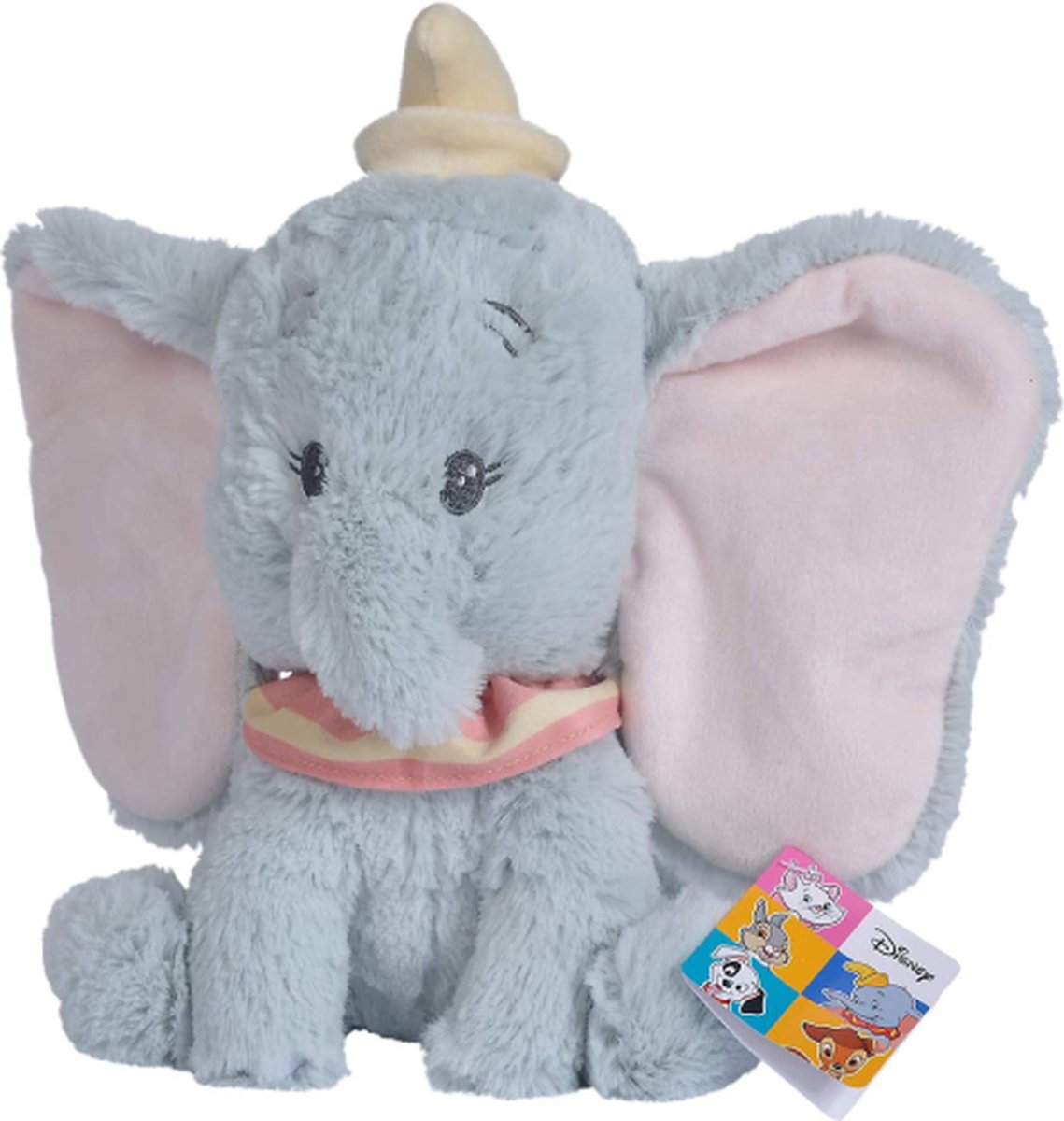 Dumbo Harig Disney Knuffel Olifant 32 cm {Disney Dombo Plush Toy | Speelgoed Knuffeldier voor kinderen jongens meisjes | Olifant Olifantje Dierentuin Circus}